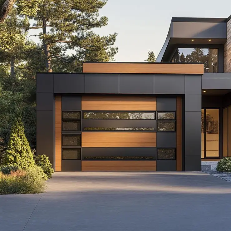 Custom Wood Garage Door Design